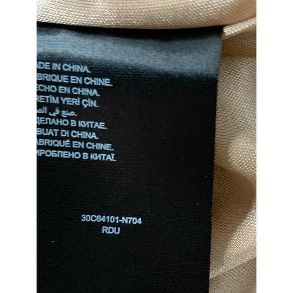 Formal Chiffon Overlay Strapless Jumpsuit Walk Thru Maxi Sz 4 NWT Bebe Prom - Picture 7 of 11